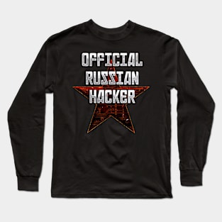 Official Russian Hacker Long Sleeve T-Shirt